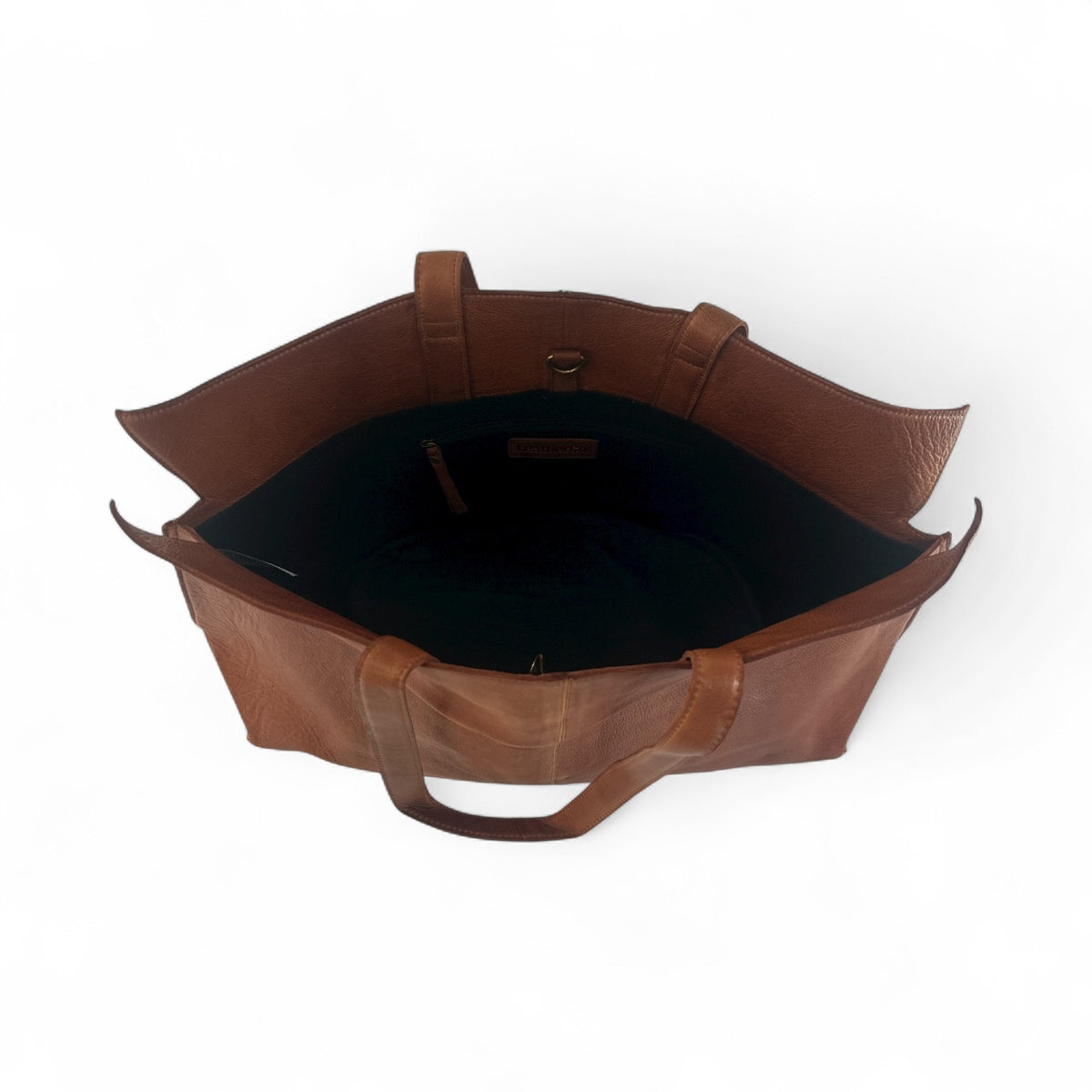 Walnut Leather Tote Bag