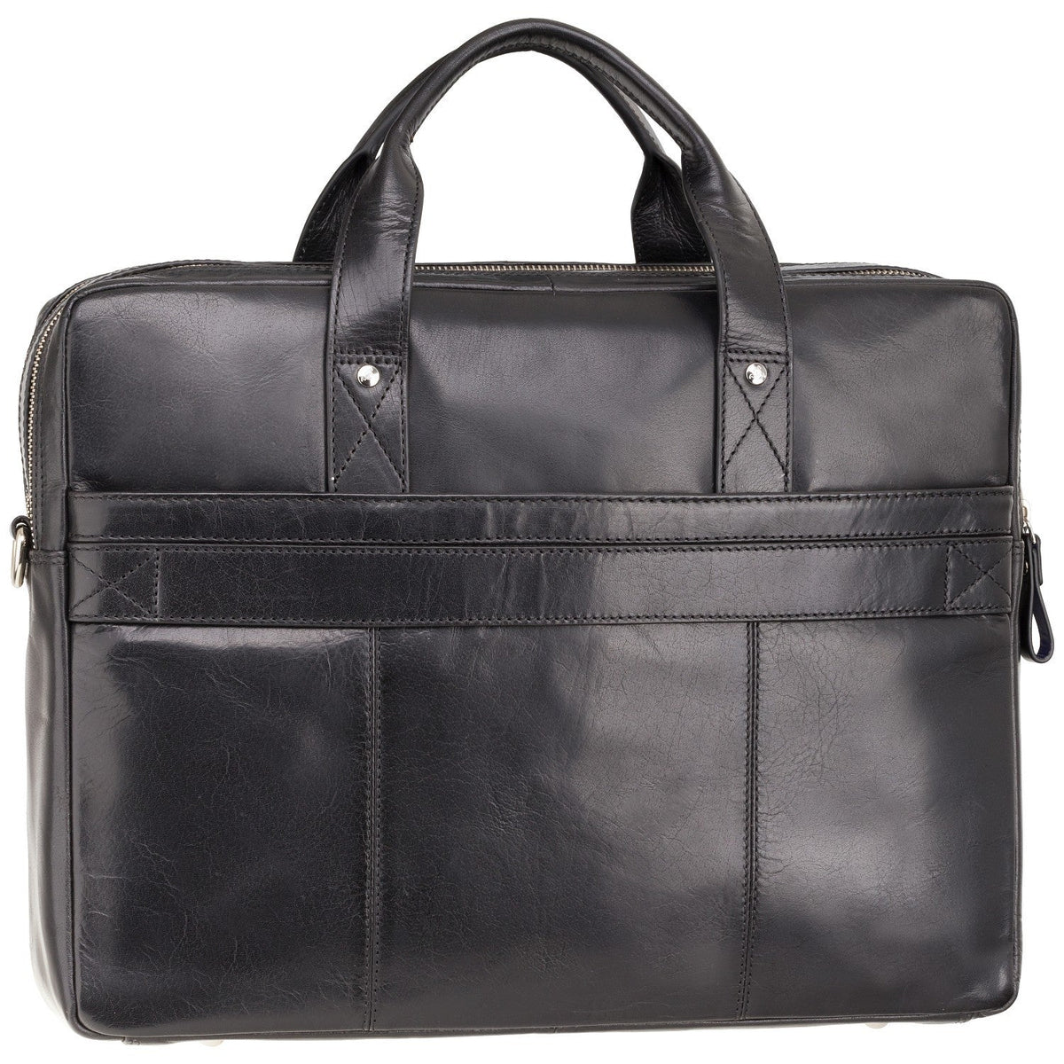 Anderson 15" black laptop bag, back view