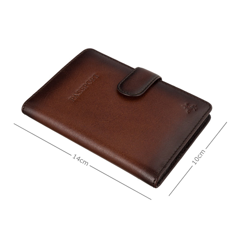 Visconti Blake passport cover detail