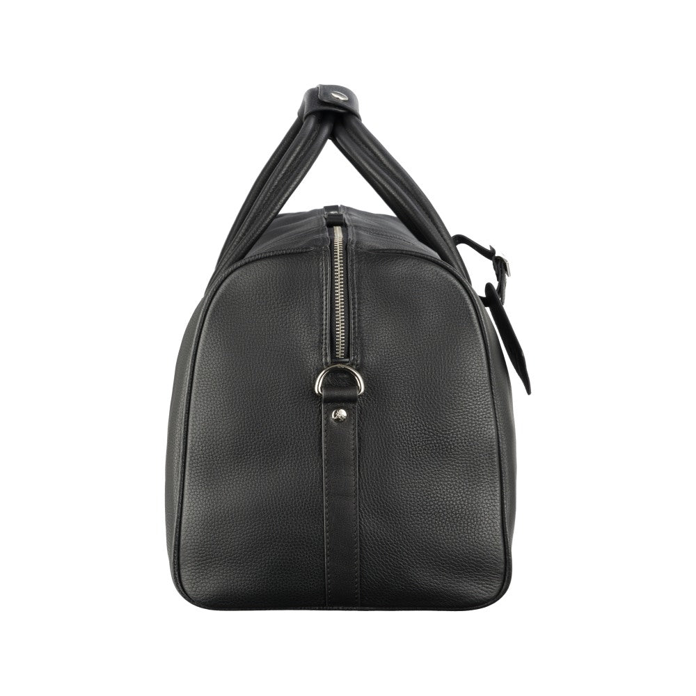 Explorer black holdall, end view