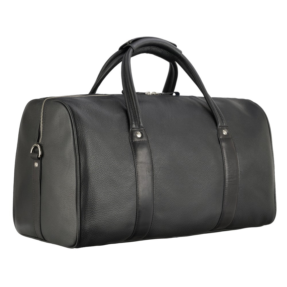 Explorer black holdall, back view