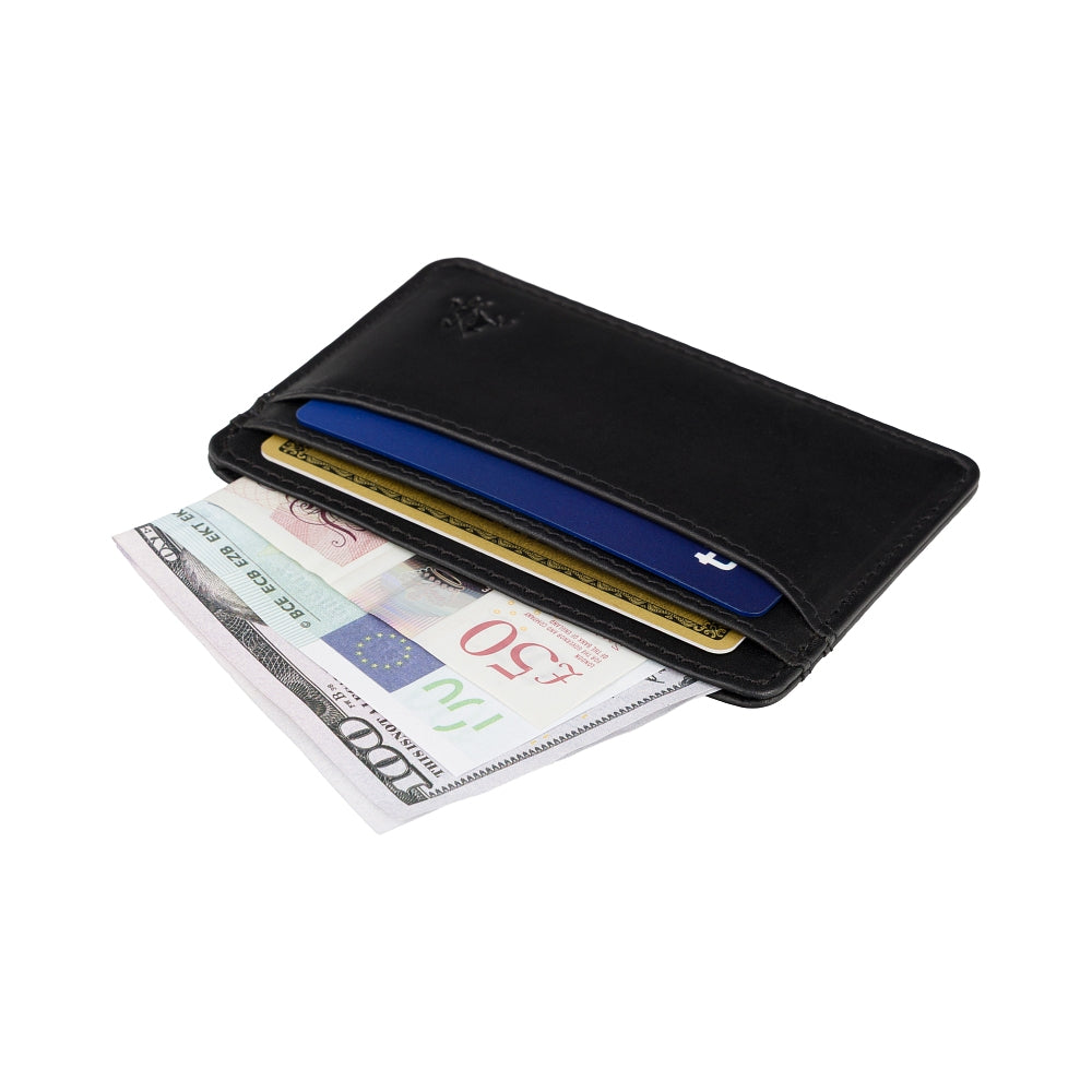 Visconti Carlo black card holder detail